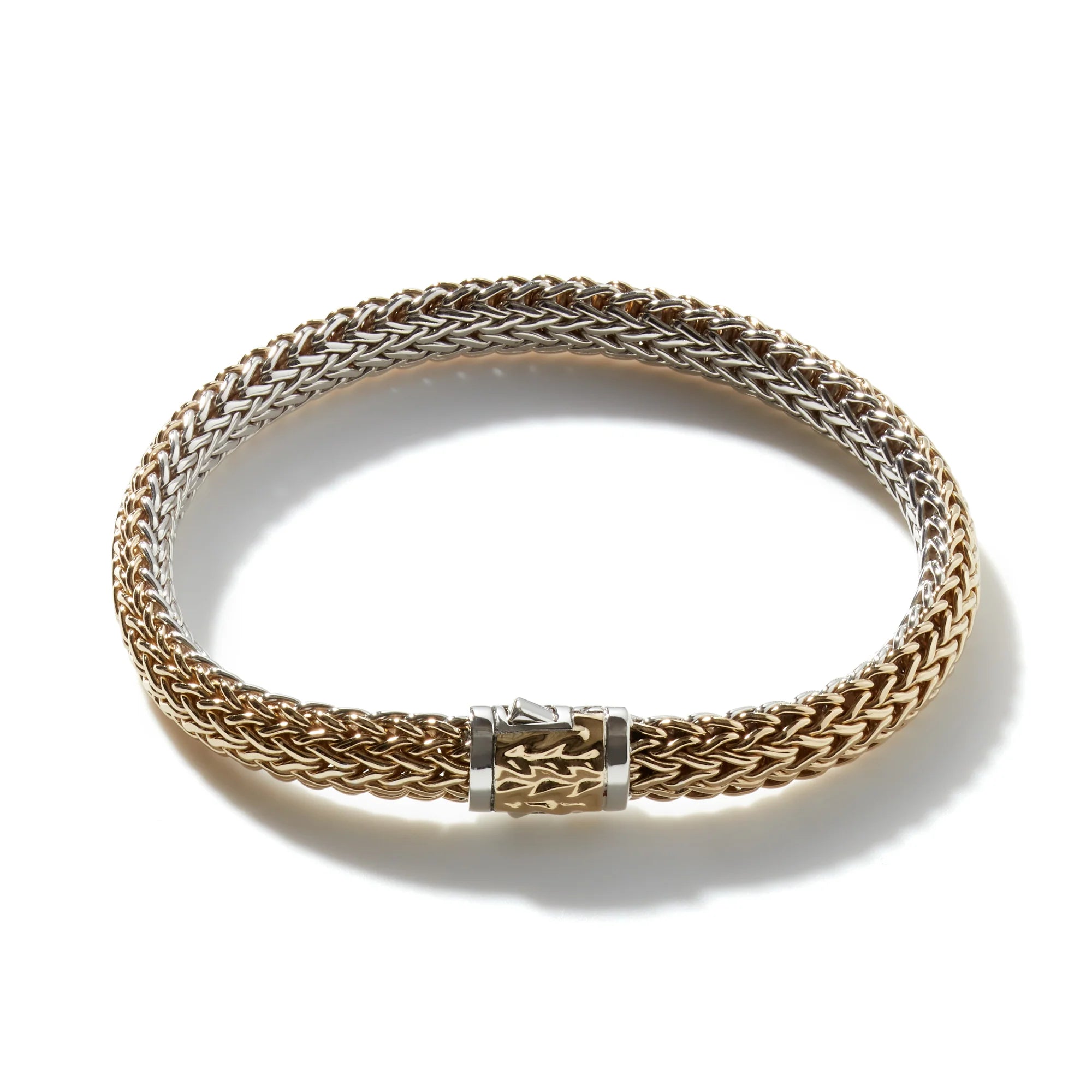 Elegant bangle bracelets with diamonds for a luxurious and sparkling accessory-Classic Chain Reversible Bracelet 6.5mm