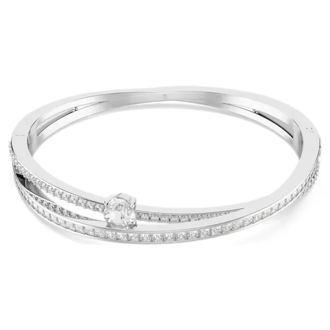 Best bangle bracelets with pearls and crystals for a glamorous and sophisticated look-Hyperbola Bangle