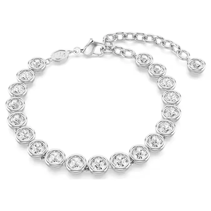 Thin bangle bracelets with mixed metals for a contemporary and versatile look-Imber Tennis bracelet