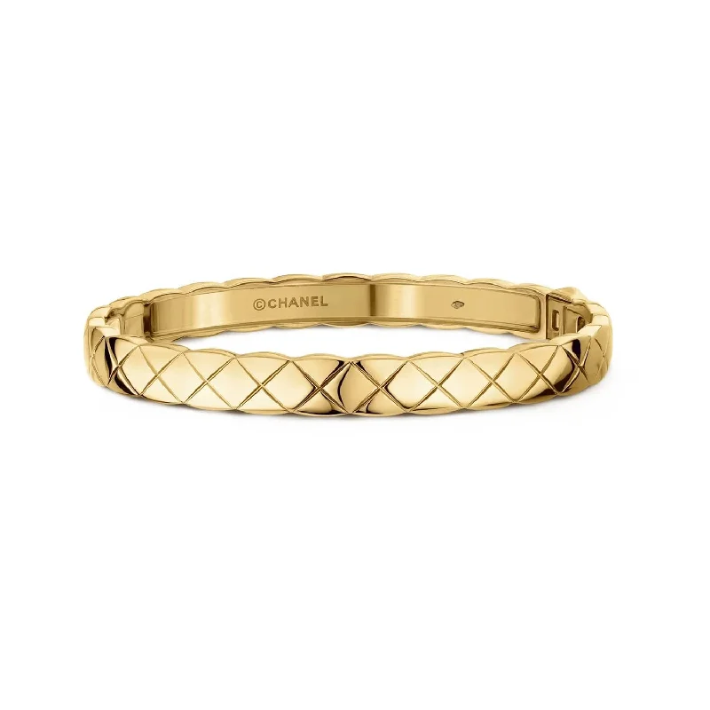 Stacked bangle bracelets with alternating textures for a dynamic, trendy look-Coco Crush Bracelet