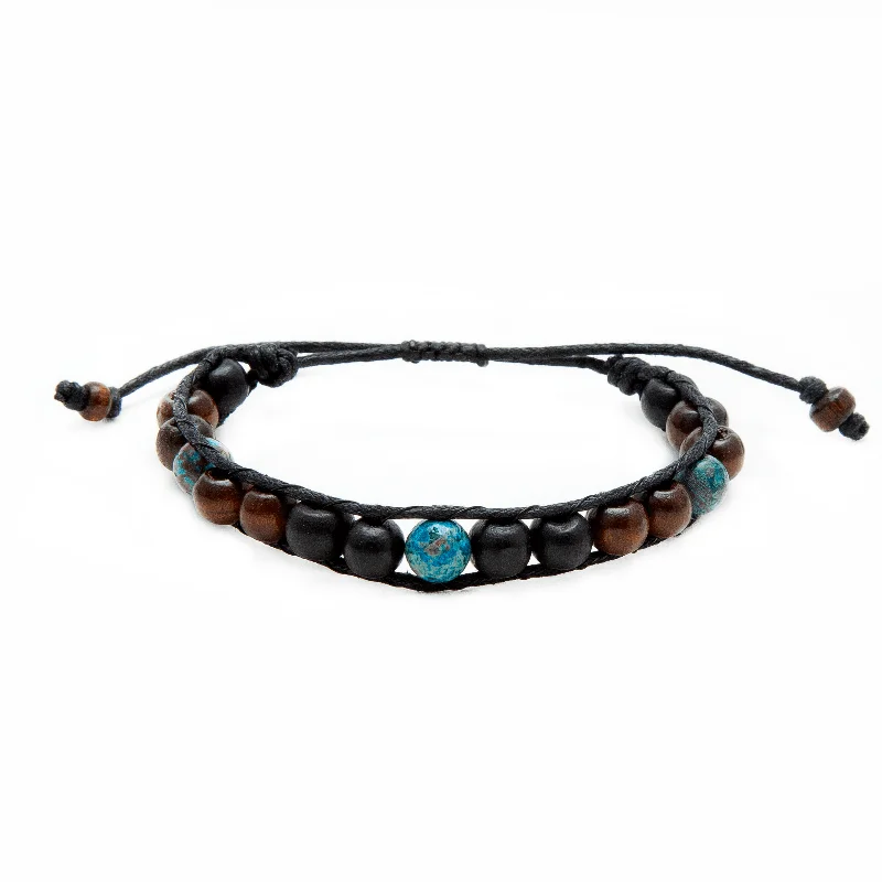 Wide bangle bracelets with boho-inspired patterns for a free-spirited design-King Triton Men's Bracelet