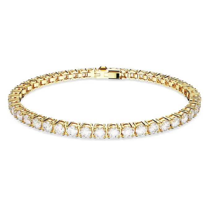 Best bangle bracelets with stacked designs for a trendy and fashionable look-Matrix Tennis Bracelet