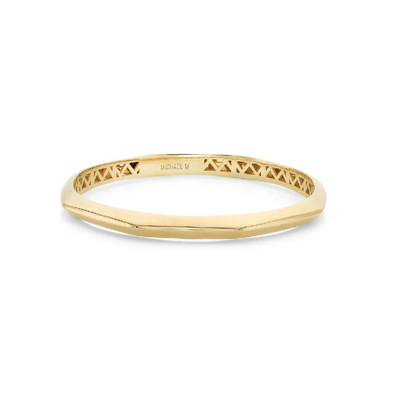 Classic bangle bracelets with clean lines for an elegant and versatile accessory-Octave Bangle Bracelet