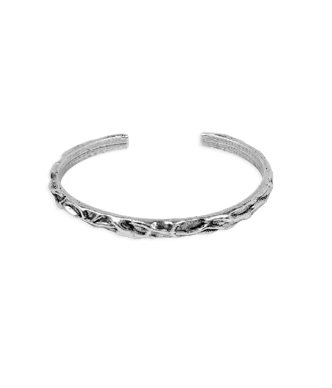 Best bangle bracelets with minimalist silver designs for a timeless, versatile look-Organic Bracelet