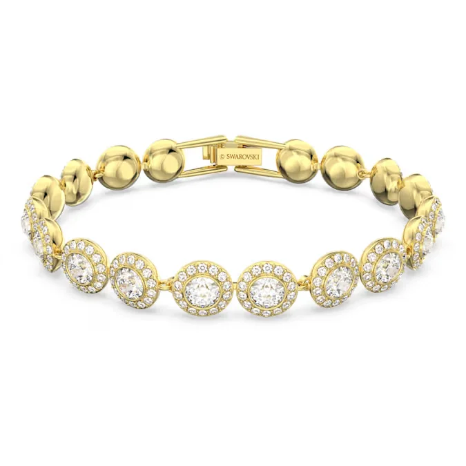 Best bangle bracelets with gold-filled material for an affordable luxury option-Una Angelic Tennis bracelet