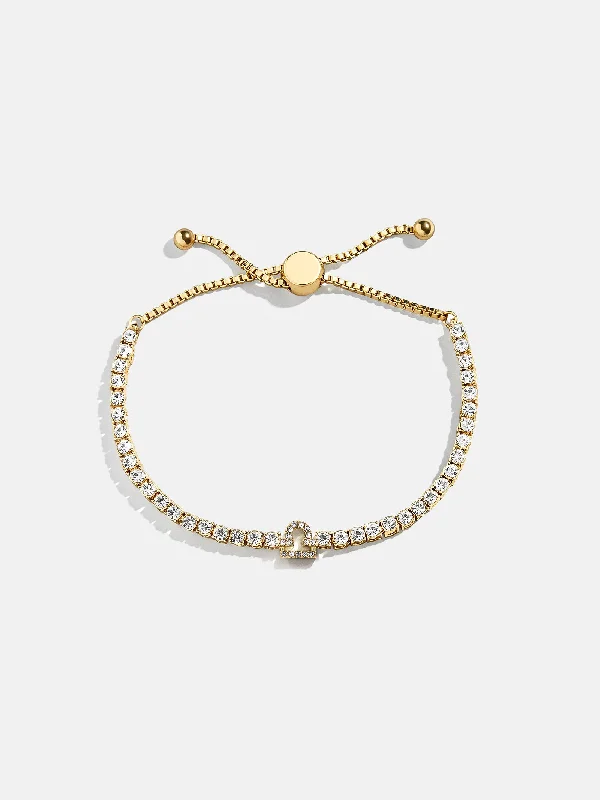 Classic bangle bracelets with clean lines for an elegant and versatile accessory-Zodiac Tennis Bracelet - Libra