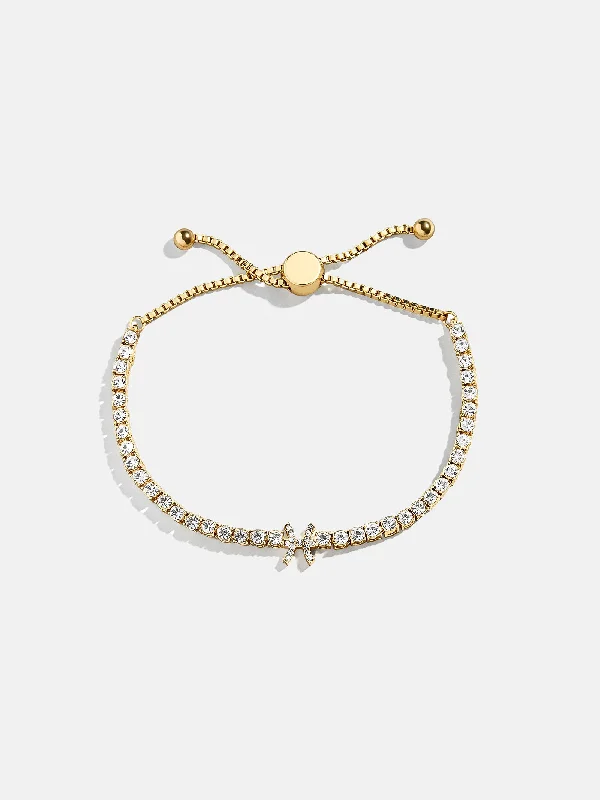 Best silver bangle bracelets with intricate detailing for a timeless and sophisticated style-Zodiac Tennis Bracelet - Pisces