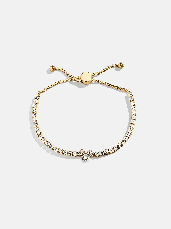 Stylish bangle bracelets with gemstone accents for a chic and modern look-Zodiac Tennis Bracelet - Taurus