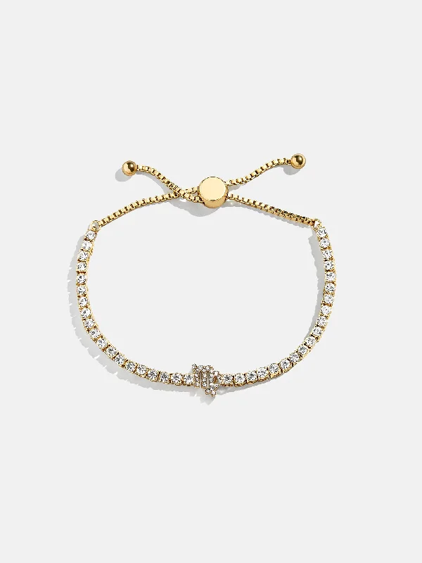 Best bangle bracelets with intricate filigree work for an artisanal, vintage vibe-Zodiac Tennis Bracelet - Virgo